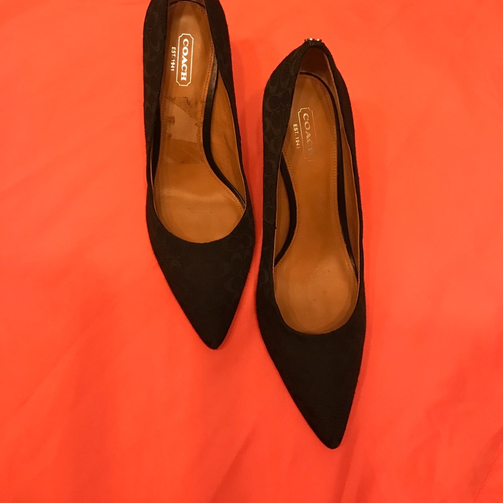 Coach Heels Black timeless size 40